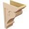 Ekena Millwork 11"W x 22"D x 33"H Classic Mayflower Rough Cedar Woodgrain TimberThane Corbel, Primed Tan CORUR11X22X33MAYRCPR - alternate 6